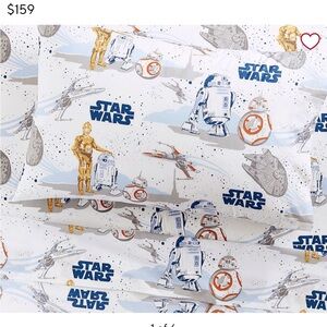 Pottery Barn Kids Star Wars Queen Sheet Set